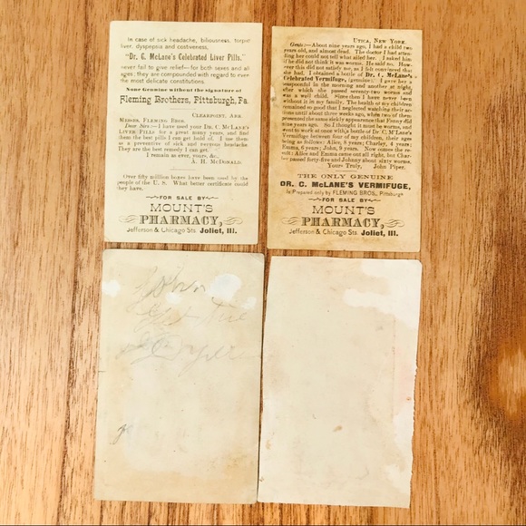 Set of 4 Victorian Trade Cards - Picture 2 of 6